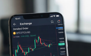 Mobilná aplikácia zobrazujúca kurzy kryptomien.